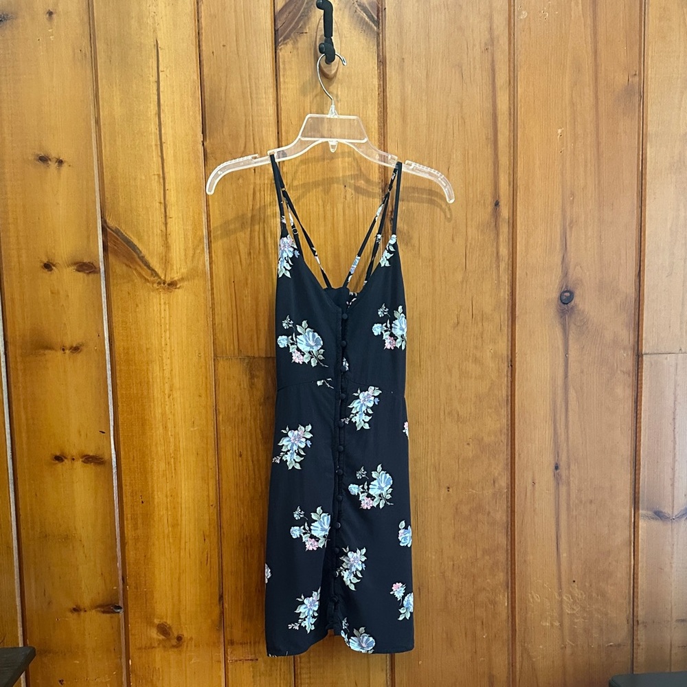 Abercrombie & Fitch Women’s Navy Floral Dress Size M